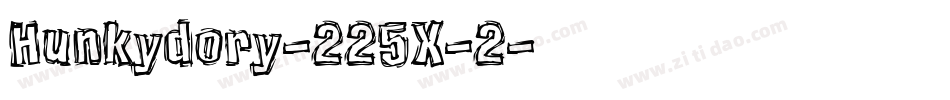 Hunkydory-225X-2字体转换