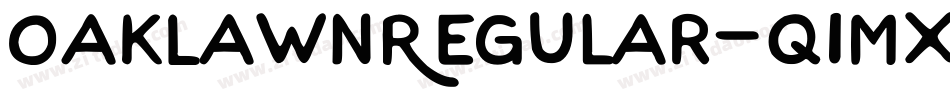 OakLawnRegular-q1Mx字体转换