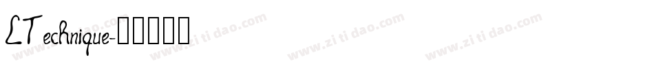 LTechnique字体转换