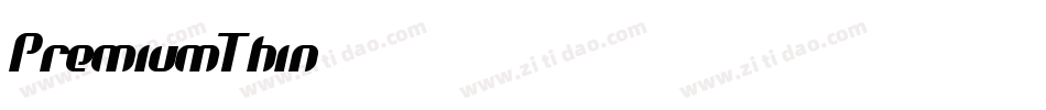 PremiumThin字体转换