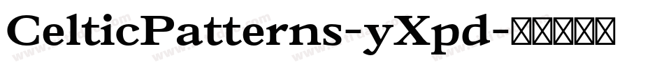 CelticPatterns-yXpd字体转换