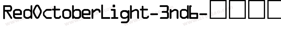 RedOctoberLight-3nd6字体转换