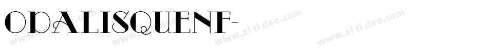 OdalisqueNF字体转换