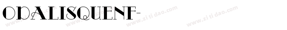OdalisqueNF字体转换