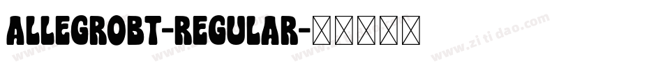 AllegroBT-Regular字体转换