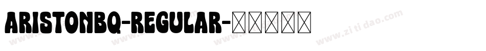 AristonBQ-Regular字体转换