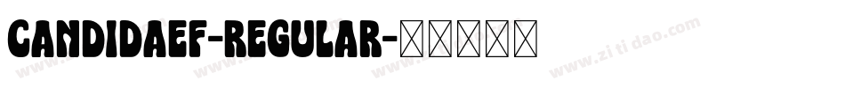 CandidaEF-Regular字体转换