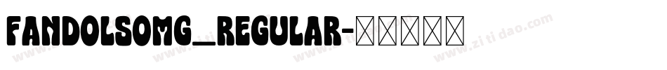 FandolSomg–Regular字体转换