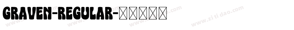Graven-Regular字体转换