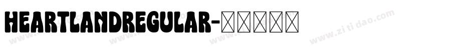 HeartlandRegular字体转换