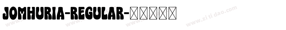Jomhuria-Regular字体转换