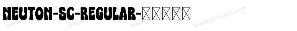 Neuton-SC-Regular字体转换