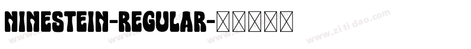 Ninestein-Regular字体转换