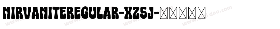 NirvaniteRegular-Xz5j字体转换
