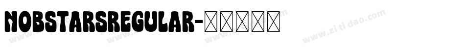 NobstarsRegular字体转换