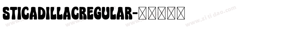 STICadillacRegular字体转换