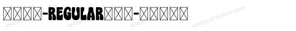 托加里特-regular生成器字体转换