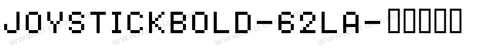 JoystickBold-62LA字体转换