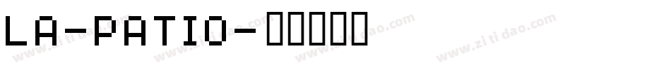 La-Patio字体转换