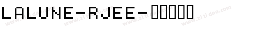 LaLune-RjeE字体转换