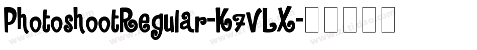 PhotoshootRegular-K7VLX字体转换
