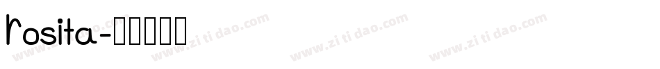 Rosita字体转换