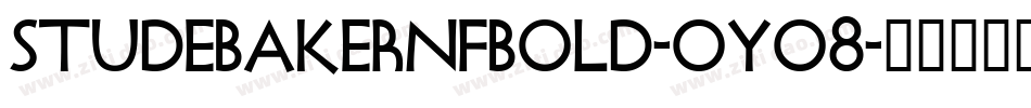 StudebakerNfBold-OYo8字体转换