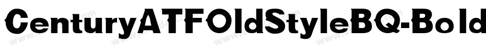 CenturyATFOldStyleBQ-Bold字体转换
