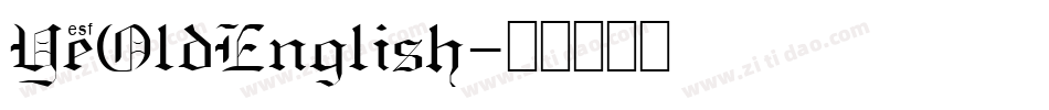 YeOldEnglish字体转换
