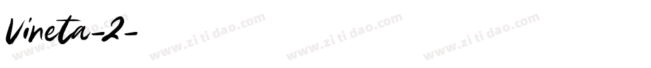 Vineta-2字体转换