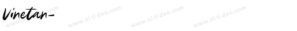 Vinetan字体转换