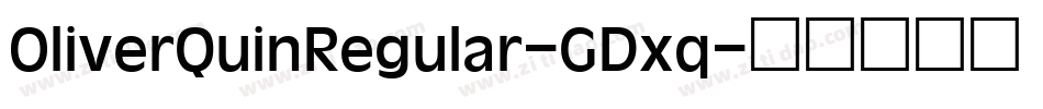 OliverQuinRegular-GDxq字体转换