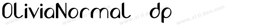 OliviaNormal-0dp9字体转换