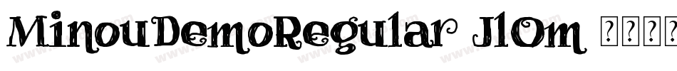 MinouDemoRegular-JlOm字体转换