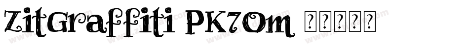ZitGraffiti-PK7Om字体转换