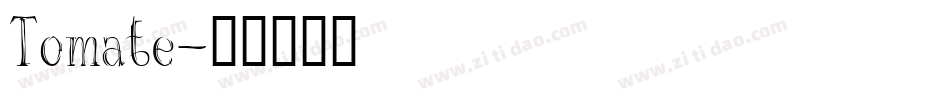 Tomate字体转换