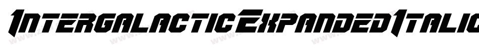 IntergalacticExpandedItalic-1WgB字体转换