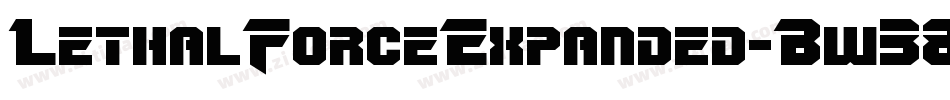 LethalForceExpanded-Bw38字体转换