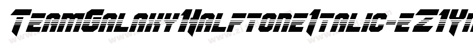 TeamGalaxyHalftoneItalic-eZ1Yn字体转换