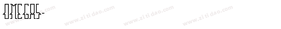 OMEGA5字体转换