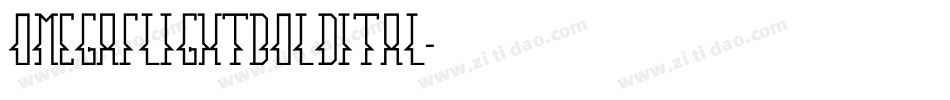 omegaflightboldital字体转换