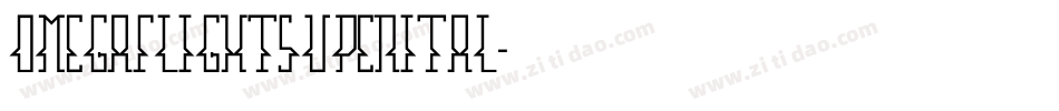 omegaflightsuperital字体转换