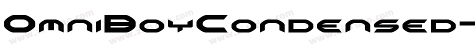 OmniBoyCondensed-1GPo4字体转换