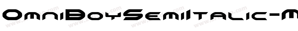OmniBoySemiItalic-MVY2x字体转换