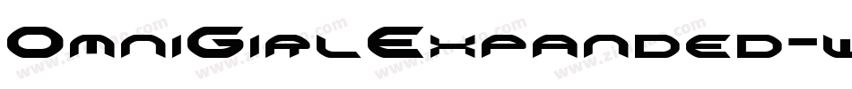 OmniGirlExpanded-w1wB2字体转换