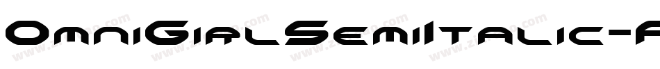 OmniGirlSemiItalic-PK7qP字体转换