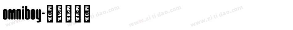 omniboy字体转换