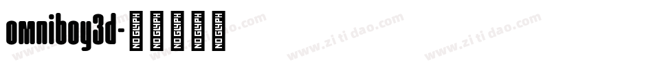 omniboy3d字体转换