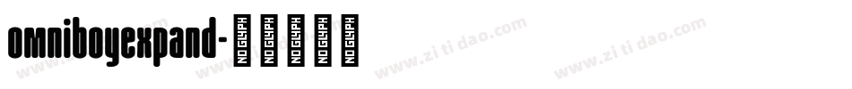 omniboyexpand字体转换