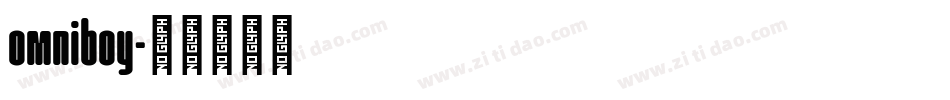 omniboy字体转换
